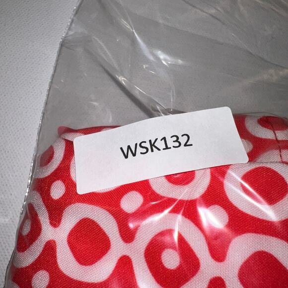 Ripskirt Hawaii Adjustable Wrap Skirt Orange Geometric Print Size L Length 2 - Picture 7 of 9